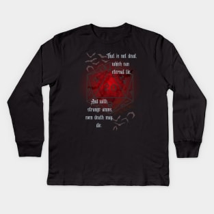 Strange Aeons-Gothic Kids Long Sleeve T-Shirt